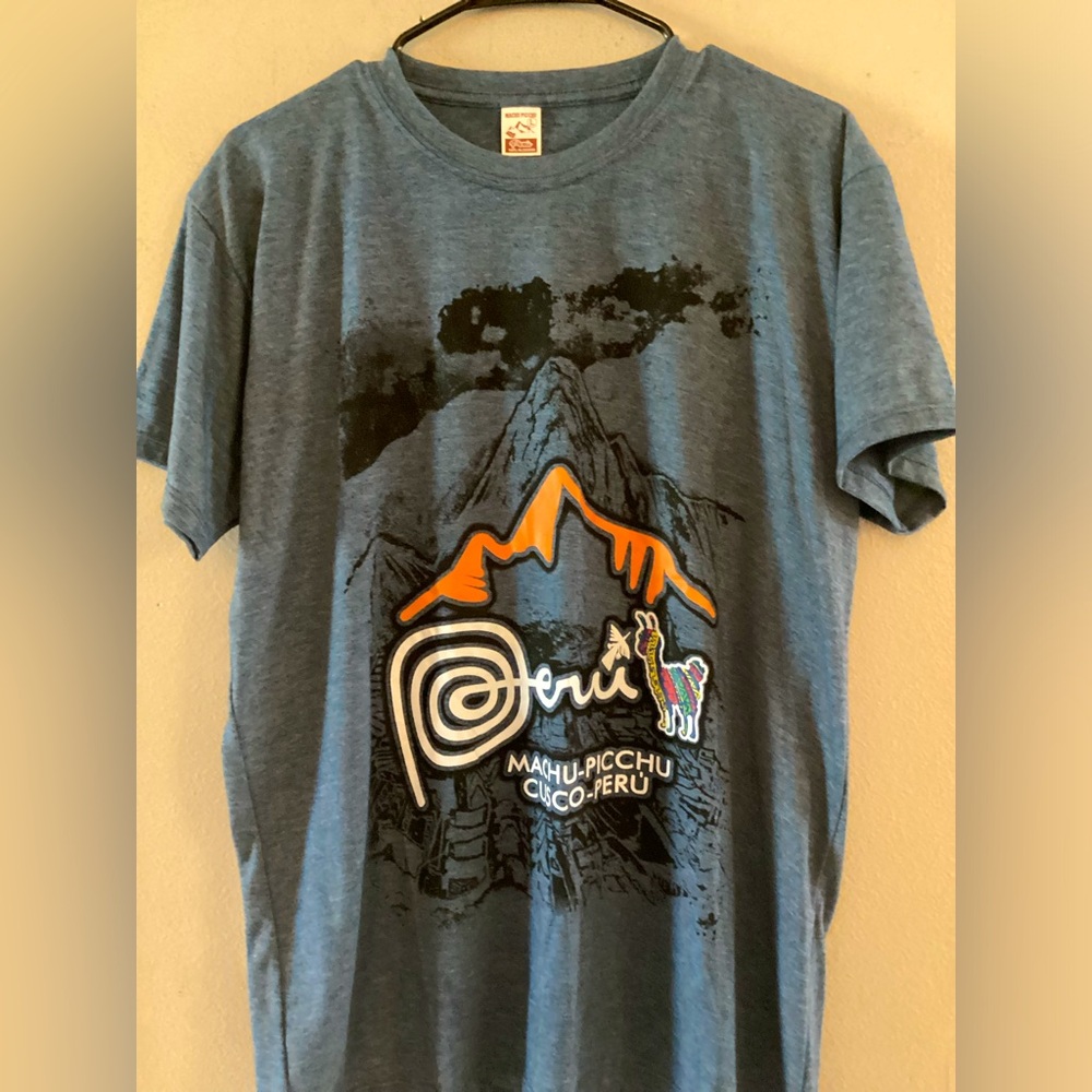 Peru Graphic Blue T-Shirt